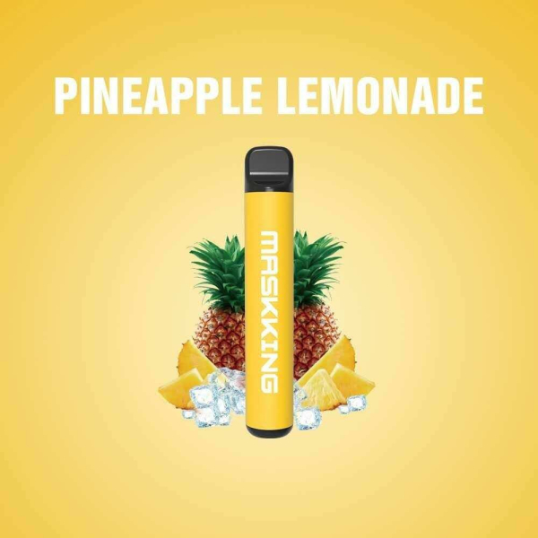 Одноразовая электронная сигарета Maskking High Pro Pineapple Lemonade (Ананасовый Лёд) 1000 затяжек в Казани