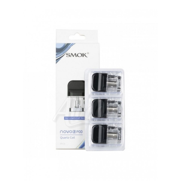Упаковка картриджей NOVO 2 Quartz 1.4 ohm 2ml Coil Pod  by SMOK (в упаковке 3 шт) в Казани