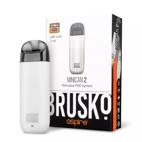 Brusko MINICAN 2 (400 мАч, Белый) в Казани