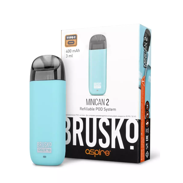 Brusko MINICAN 2 (400 мАч, Бирюзовый) в Казани