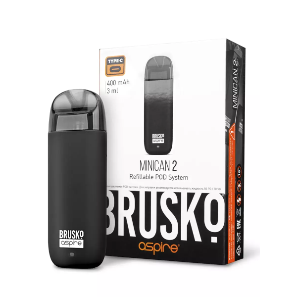 Brusko MINICAN 2 (400 мАч, Черный) в Казани