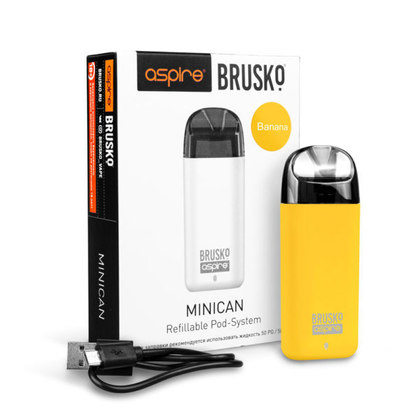 Brusko MINICAN plus (850 мАч, Желтый) в Казани