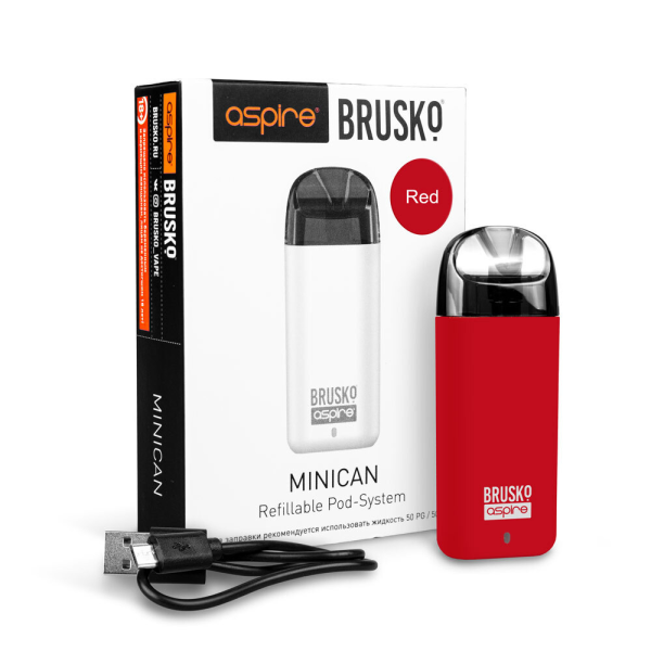 Brusko MINICAN plus (850 мАч, Красный) в Казани