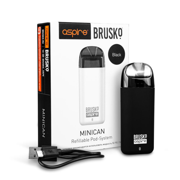 Brusko MINICAN plus (850 мАч, Черный) в Казани