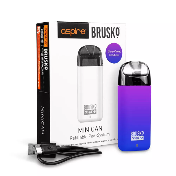 Brusko MINICAN (350 мАч, Синий,фиолетовый) в Казани