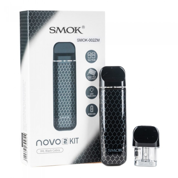 POD-система SMOK Novo 2 Pod 800 mAh Black Carbon в Казани