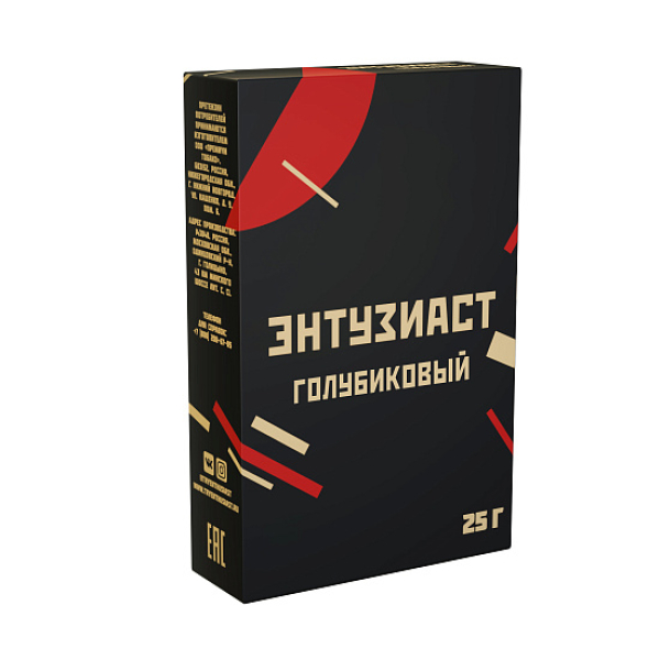 Табак ЭНТУЗИАСТ ГОЛУБИКОВЫЙ 25 гр в Казани