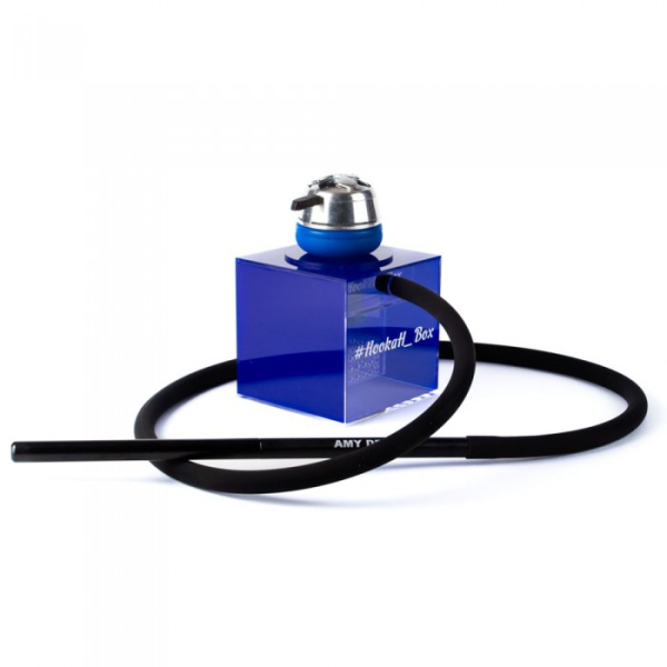 Кальян Hookah Box Blue синий (20 см) в Казани