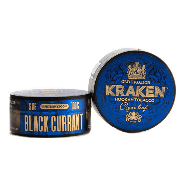 Табак Kraken Medium Seco Black Currant (Черная Смородина) 100 гр в Казани