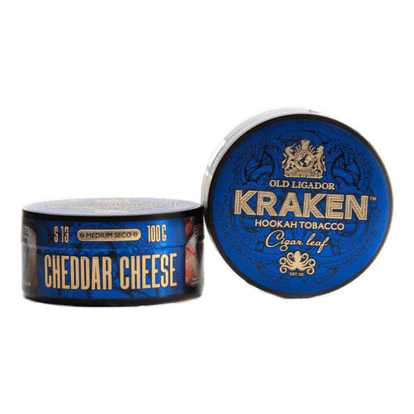 Табак Kraken Medium Seco Cheddar Cheese (Сыр Чеддер) 100 гр в Казани