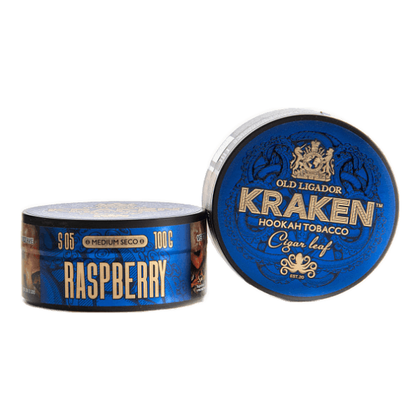 Табак Kraken Medium Seco Raspberry (Малина) 100 гр в Казани