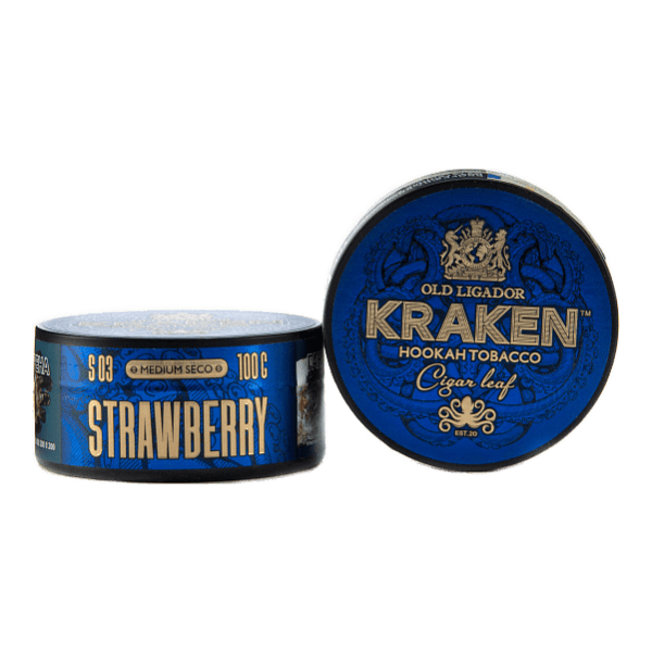 Табак Kraken Medium Seco Strawberr (Клубника) 100 гр в Казани