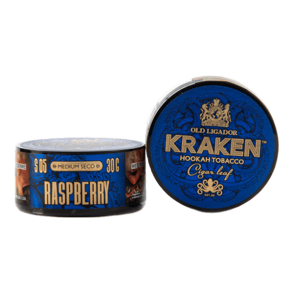 Табак Kraken Medium Seco Raspberry (Малина) 30 гр в Казани