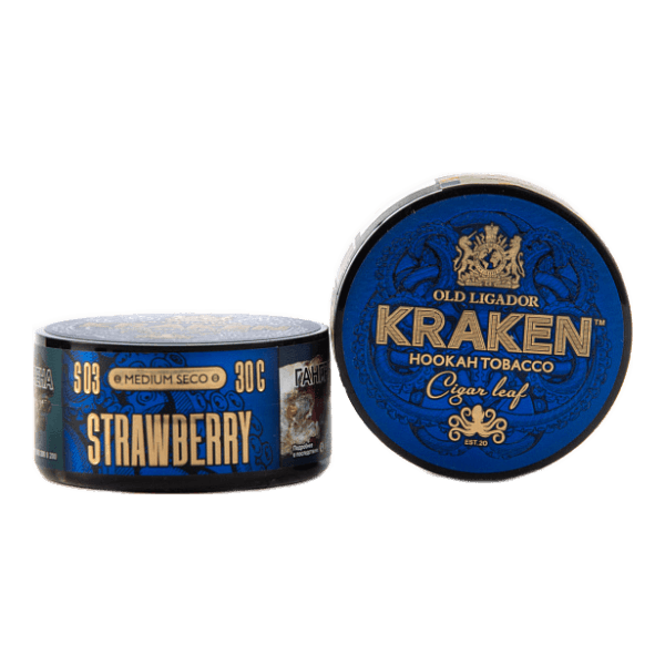 Табак Kraken Medium Seco Strawberr (Клубника) 30 гр в Казани