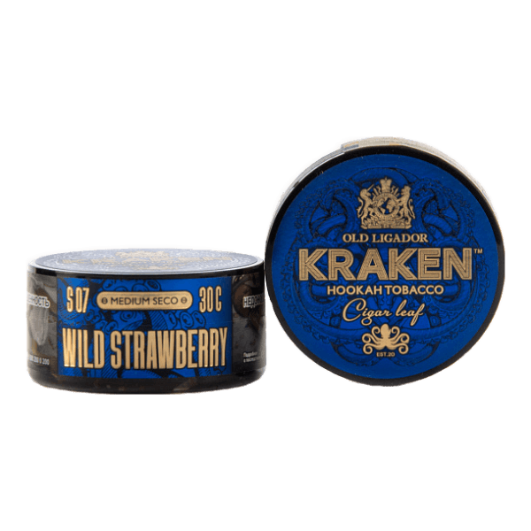 Табак Kraken Medium Seco wild strawberry (Земляника) 30 гр в Казани