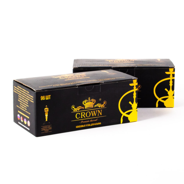 Уголь Crown Кокосовый 96 Шт (22 Мм) в Казани