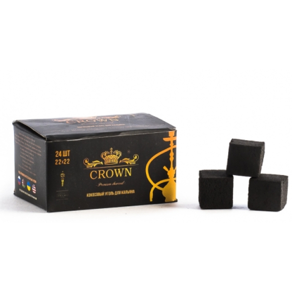 Уголь Crown Кокосовый 24 Шт (22 Мм) в Казани