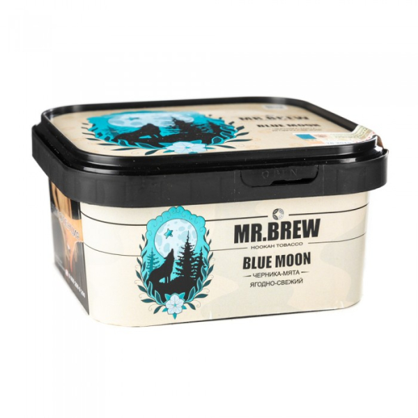 Табак Mr Brew Blue Moon (Черника с мятой) 200 гр в Казани