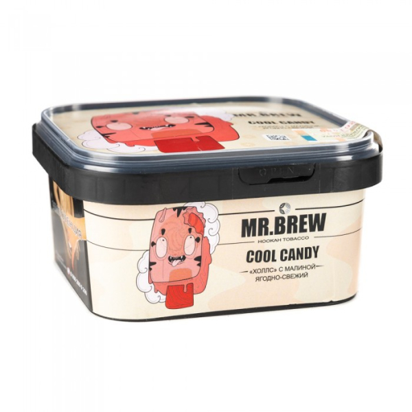 Табак Mr Brew Cool Candy (Малиновый холлс) 200 гр в Казани