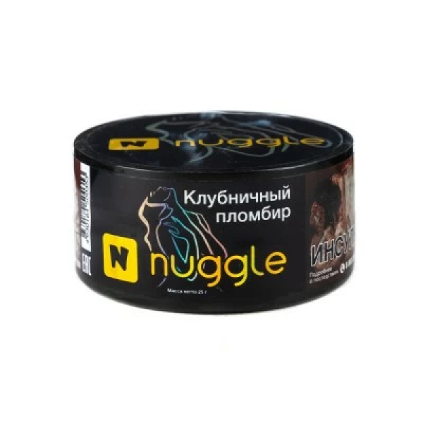 Табак Nuggle Клубничный пломбир 25 гр в Казани