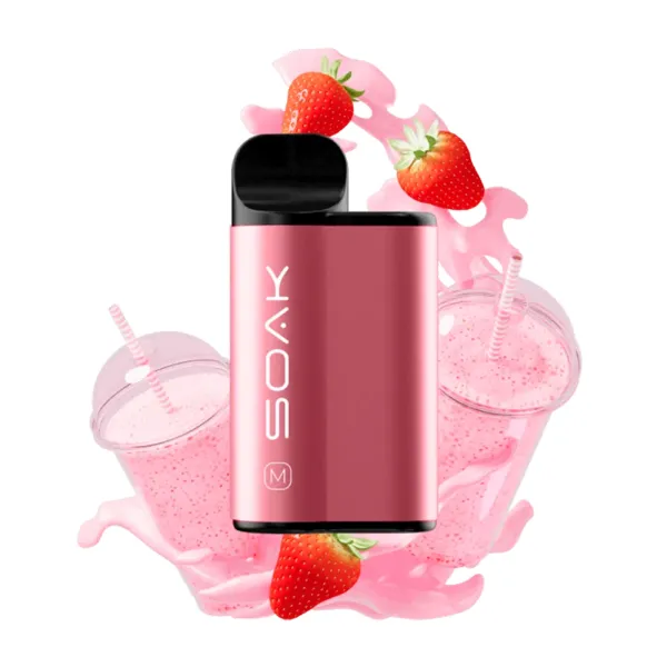 SOAK M Strawberry Cream dream (Клубничный милкшейк), 4000 тяг в Казани