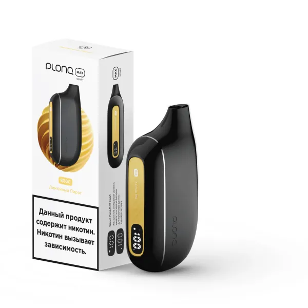 Plonq Max Smart Лимонный Пирог (8000 Затяжек) 20 Мг в Казани
