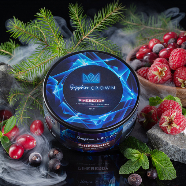 Табак Sapphire Crown Pineberry (Ягоды хвоя Мята) 100 гр в Казани