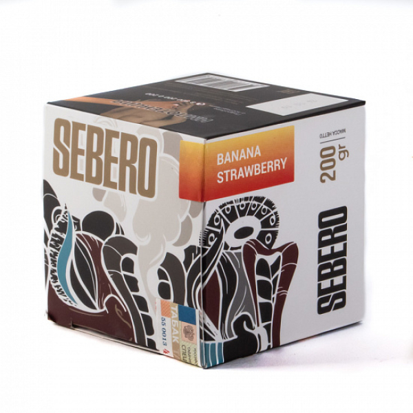 Табак SEBERO BANANA STRAWBERRY 200 грамм в Казани