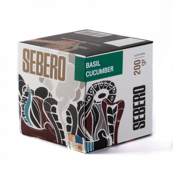 Табак SEBERO BASIL CUCUMBER 200 грамм в Казани