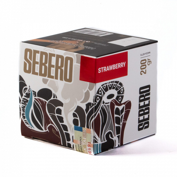 Табак SEBERO STRAWBERRY 200 грамм в Казани