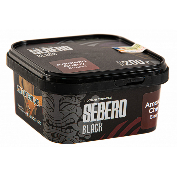 Табак SEBERO BLACK AMARENA CHERRY 200 гр в Казани