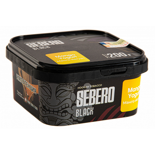 Табак SEBERO BLACK MANGO YOGURT 200 гр в Казани
