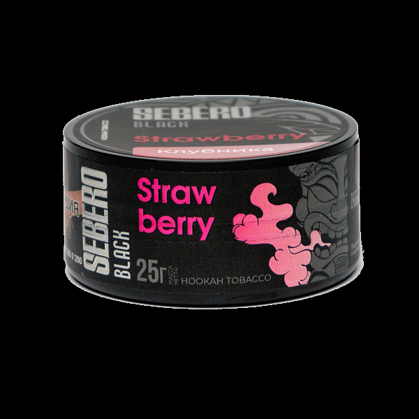 Табак SEBERO BLACK STRAWBERRY 25 гр в Казани