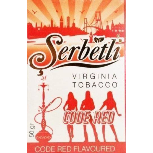 Табак Serbetli Code Red 50 грамм в Казани