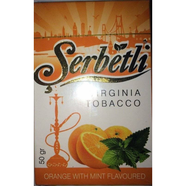Табак Serbetli Апельсин с мятой 50 гр в Казани