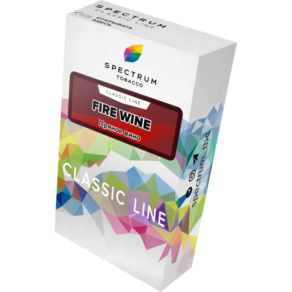 Табак Spectrum Classic fire wine 40 грамм в Казани