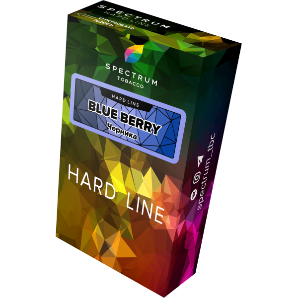 Табак Spectrum Hard blue berry 40 грамм в Казани