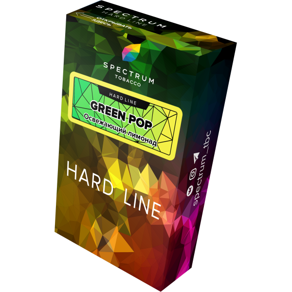 Табак Spectrum Hard green pop 40 грамм в Казани