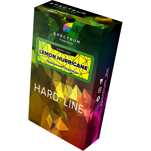 Табак Spectrum Hard lemon hurricane 40 грамм в Казани