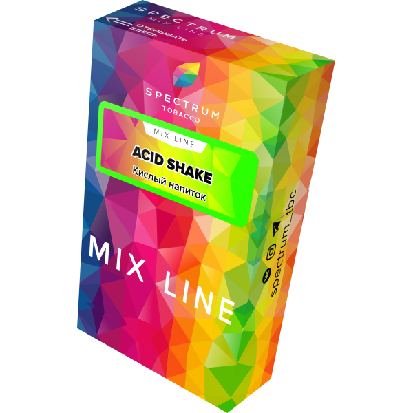 Табак Spectrum Mix Line Acid Shake 40 грамм в Казани