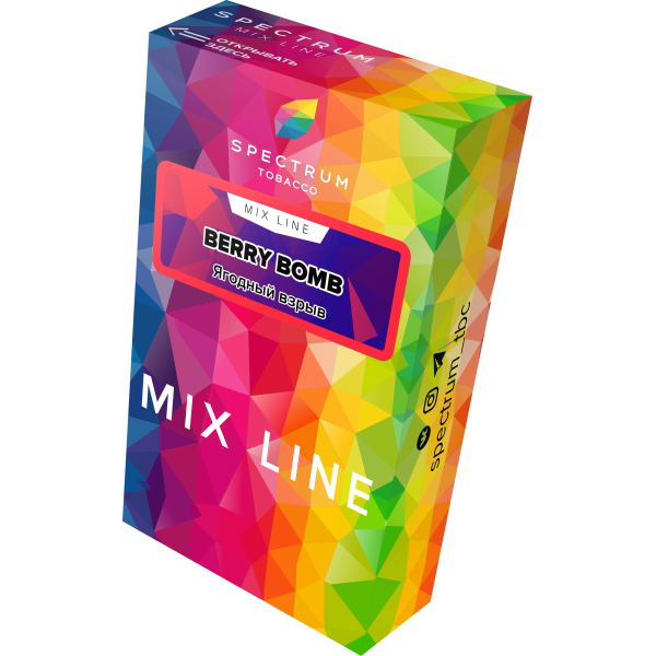 Табак Spectrum Mix Line Berry Bomb 40 грамм в Казани