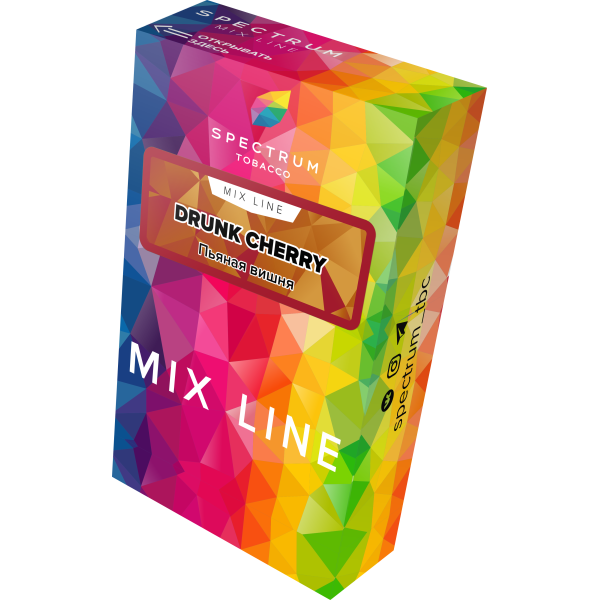 Табак Spectrum Mix Line Drunk Cherry 40 грамм в Казани