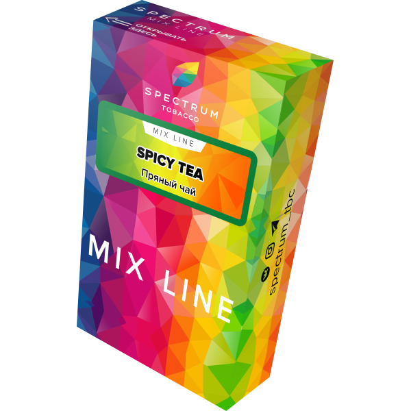 Табак Spectrum Mix Line Spicy Tea 40 грамм в Казани