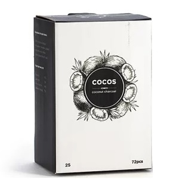 Кокосовый уголь Cocos 25мм для кальяна в Казани