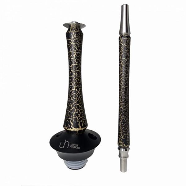 Кальян Union Hookah Sleek Кракле золотой в Казани