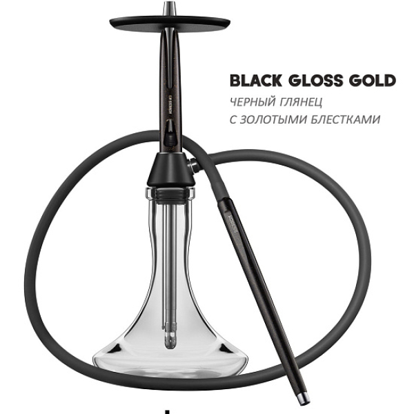 Кальян Koress K3 Black Gloss (Черный,Золотой, 48 см) в Казани