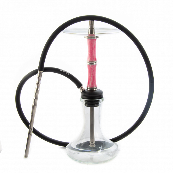 Кальян Y.K.A.P. Mini STR M3 (Розовый, 39 см) в Казани