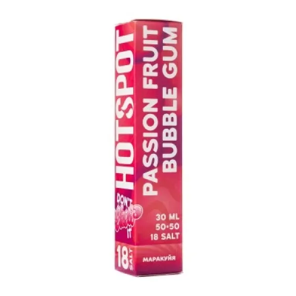 Жидкость HOTSPOT Chow Passion Fruit Bubble Gum 30 мл в Казани