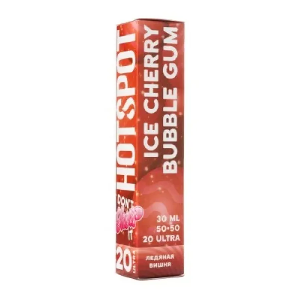 Жидкость HOTSPOT Chow Ultra Ice Cherry Bubble Gum 30 мл в Казани