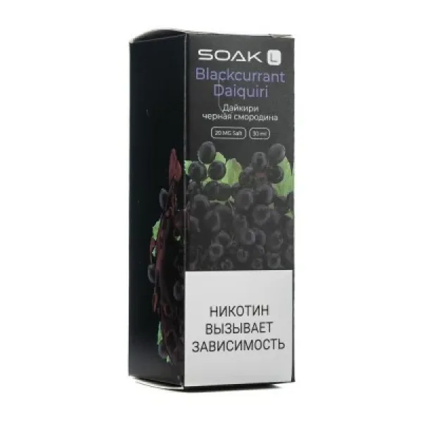 Жидкость SOAK L Blackcurrant Daiquiri 30 мл в Казани
